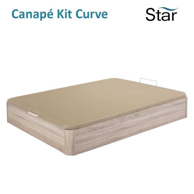 Comprar canapé abatible madera Star Kit Curve color Cambrian