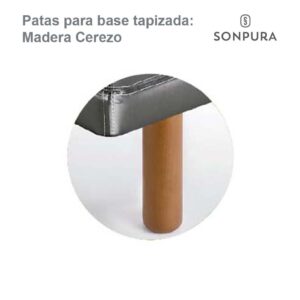 Patas para Tapibase Madera Cerezo Sonpura