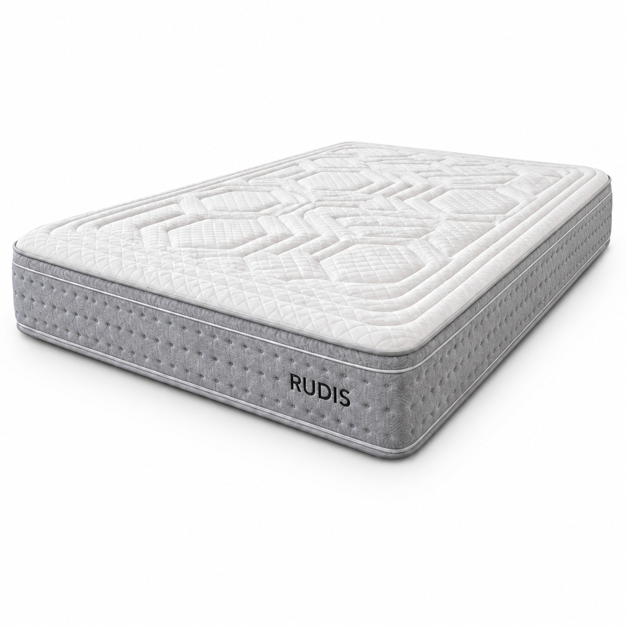 Colchón de muelles ensacados Rudis | King Konfort 1 | KONFORT SUEÑOS Colchón de muelles ensacados Rudis King Konfort con visco carbono